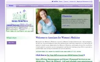 Associates for Women's Medicine website