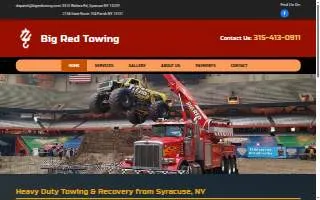 Big Red Towing of Syracuse website