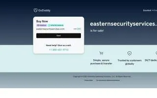 Eastern Security Services of Syracuse website