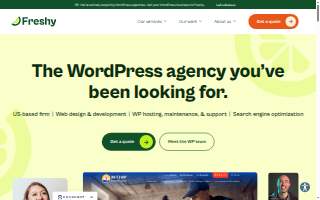 Freshy - Website Design of Syracuse
