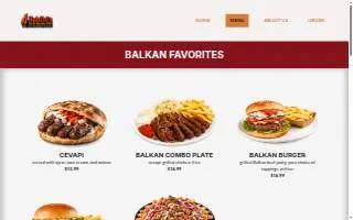 Habibi's Halal Gyro website