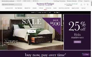 Raymour & Flanigan Furniture and Mattress Outlet & Clearance Center of Syracuse website