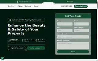 Signature Landscaping & Property Maintenance LLC website