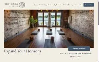 Sky Yoga Studios - Syracuse website