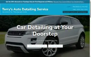 Terry's Auto Detailing website