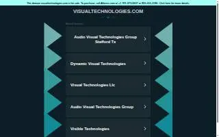 Visual Technologies website