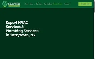 Clover Heating & Cooling website