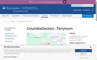 ColumbiaDoctors - Tarrytown website