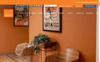 Hudson Dermatology of Tarrytown website