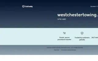 Westchester Towing of Tarrytown website