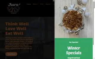 Aura Juicery of Tonawanda website