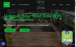 Avalon Exotics website