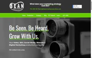 Bean Media Productions website