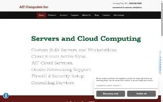 AIT Computers INC of Troy website