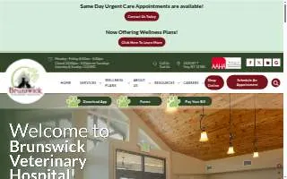 Brunswick Veterinary Hospital website