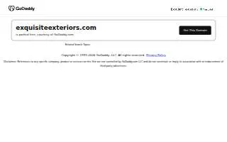 Exquisite Exteriors llc of Troy website