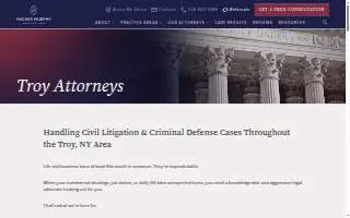 Hacker Murphy, LLP website