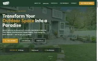 On Target Landscaping website