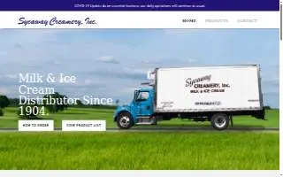 Sycaway Creamery Inc website