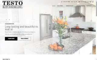Testo Kitchens Inc. of Troy website