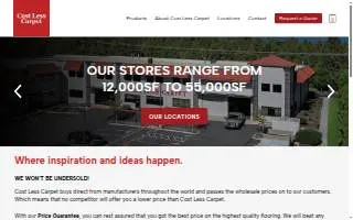 Carpet and Wood Floor website