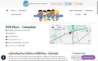Harbor Child Care at The Plaza website