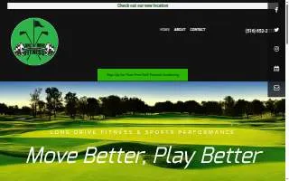 Long Drive Fitness & Sports Performance website