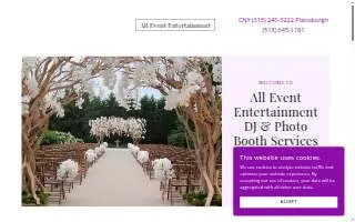 All Event Entertainment of Utica website