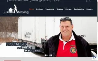 Clinton Moving & Packaging, Inc. website
