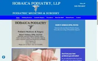 Hobaica Podiatry Llp website