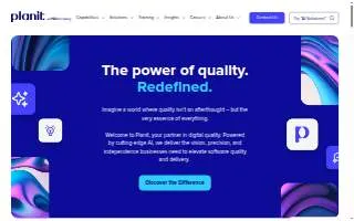PlanIt Staffing website