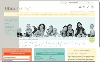 Utica Pediatrics website