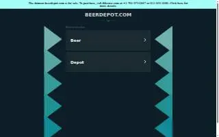 Beer & Beverage Depot of Valley Stream website