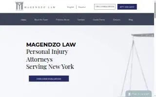 Magendzo Law website