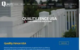 Quality Fence USA of Valley Stream website