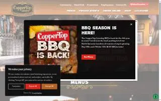 CopperTop Tavern website