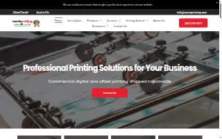 Curcio Printing website