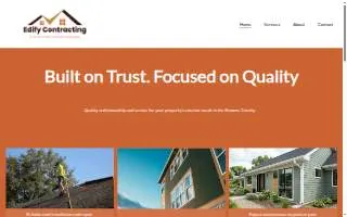 Edify Contracting LLC website