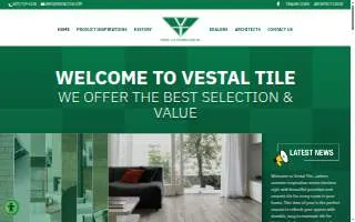 Vestal Tile Distributors, Inc. website