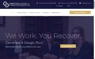 Carrothers & Clough PLLC of Watertown website
