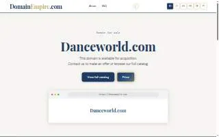 Dance World of Watertown website