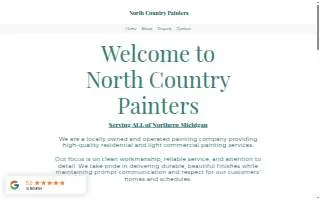 North Country Painters website