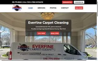 Everfine Carpet Cleaning website