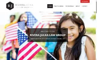 Rivera Julka Law Group, PC of Bay Shore website