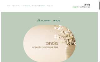 anda organic boutique spa