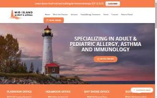 Mid Island Allergy Group - West Bay Shore website
