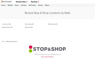 Stop & Shop Pharmacy
