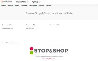 Stop & Shop Pharmacy of West Islip website