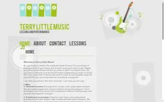 Terry Little Music website