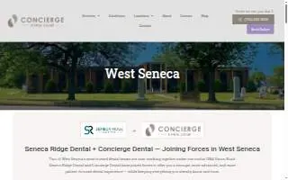 Concierge Dental Group West Seneca website